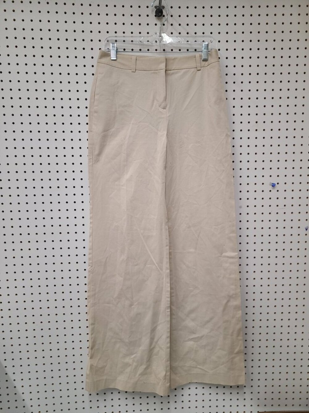 Body By Victoria Beige Wide-Leg Dress Pants Women’s Size 6 Polyester Blend Offic